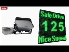 Pantalla LED de radar de velocidad en árabe, inglés, patrones personalizables, texto editable