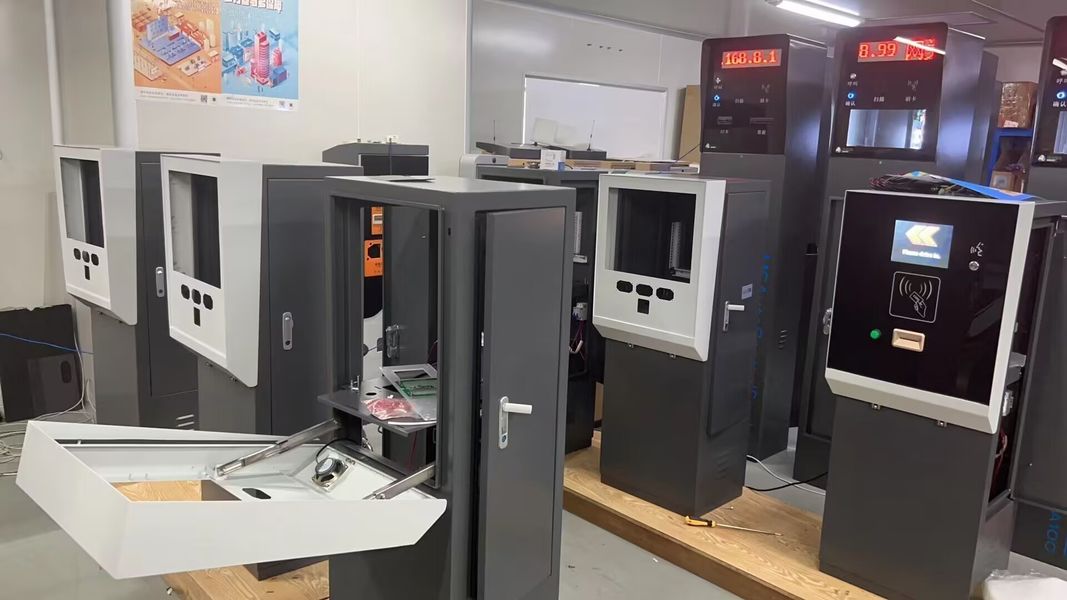 Shenzhen Jutai Comm Co., Ltd. línea de producción del fabricante