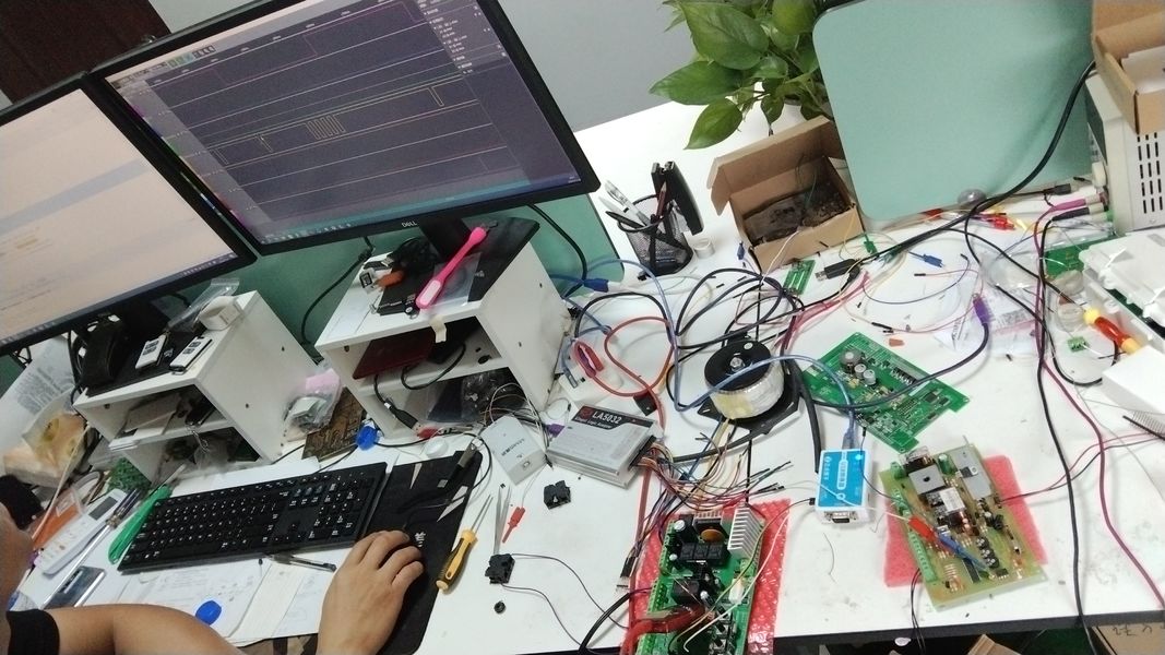 Shenzhen Jutai Comm Co., Ltd. línea de producción del fabricante