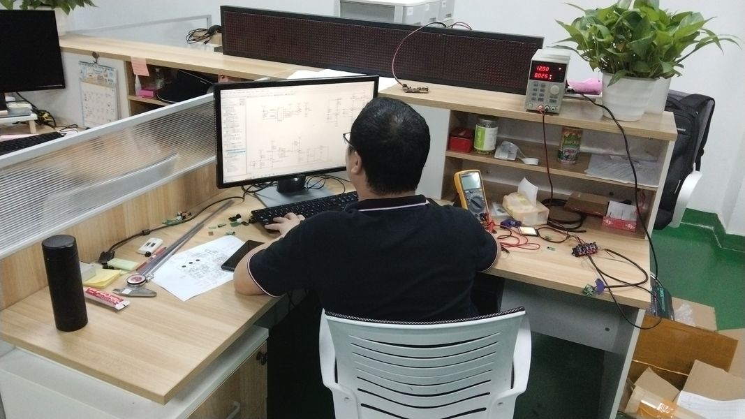 Shenzhen Jutai Comm Co., Ltd. línea de producción del fabricante
