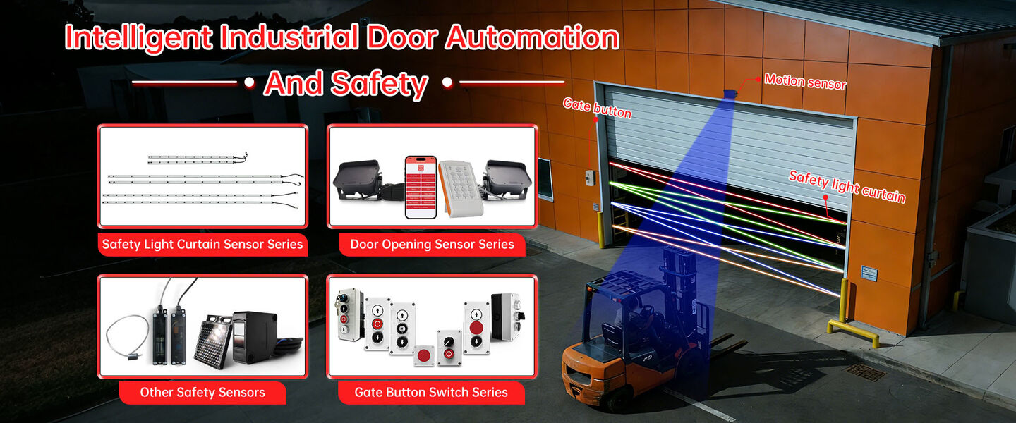 Sensores de cortina de luz de seguridad