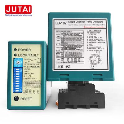 Single Channel Vehicle Loop Detector With 12-24VADC For Parking Barrier Gate Safety