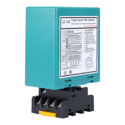 110-240V Detector de bucle de barrera de boom de canal único 40000V Protección contra rayos