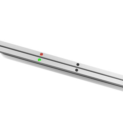Cortina de luz de seguridad para puertas industriales JUTAI CG15-8L12 de 1480 mm con detección cruzada de 8 haces y alcance de 12 m, protección IP67