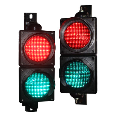 JUTAI JD112HF-C Luz de Señalización de Tráfico LED Roja y Verde de 100 mm con Protección IP65 para Barreras de Estacionamiento