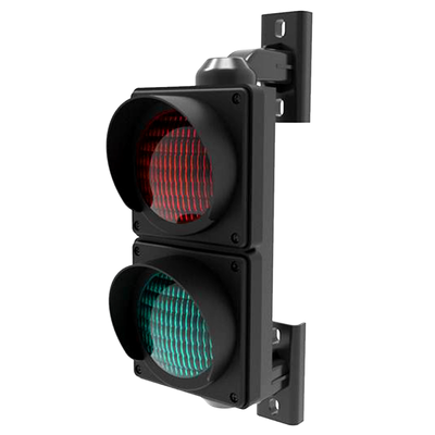 JUTAI JD112HF-C Luz de Señalización de Tráfico LED Roja y Verde de 100 mm con Protección IP65 para Barreras de Estacionamiento