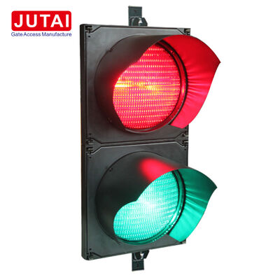 JUTAI JD112HF-C Luz de Señalización de Tráfico LED Roja y Verde de 100 mm con Protección IP65 para Barreras de Estacionamiento