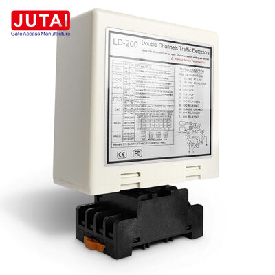 Detector de bucle de vehículo LD-200 con canales independientes duales para control de entrada y salida de estacionamiento
