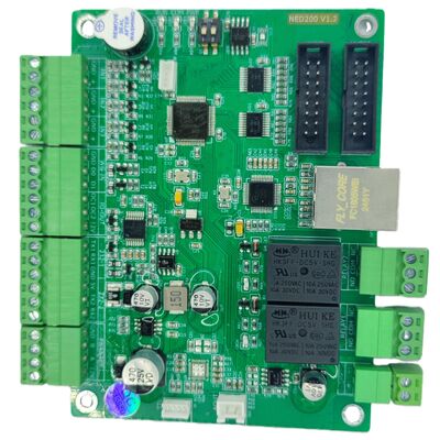Controlador de pantalla LED de guía de estacionamiento NED200 con TCP IP MQTT RS485 HUB75 HUB08 Relé y transmisión de voz